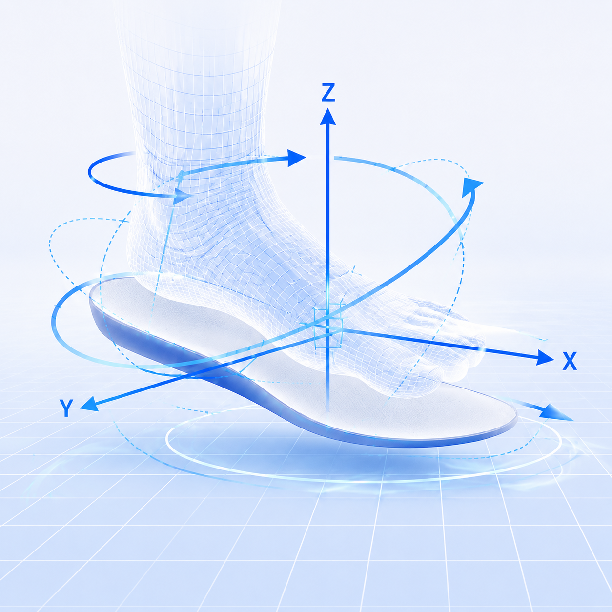高精度运动感知示意图